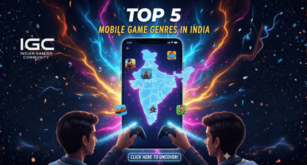 Top 5 Mobile Game Genres in India (2025)